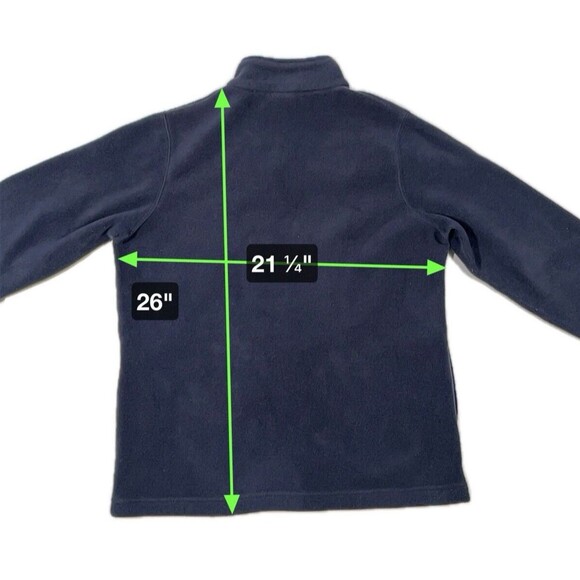 Chicago Bears NFL For Her Fleece Quarter Zip Embroidered Large Football Y2K - Picture 5 of 5